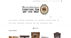Desktop Screenshot of maineantiquefurniture.com